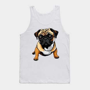 Sad Pug Tank Top